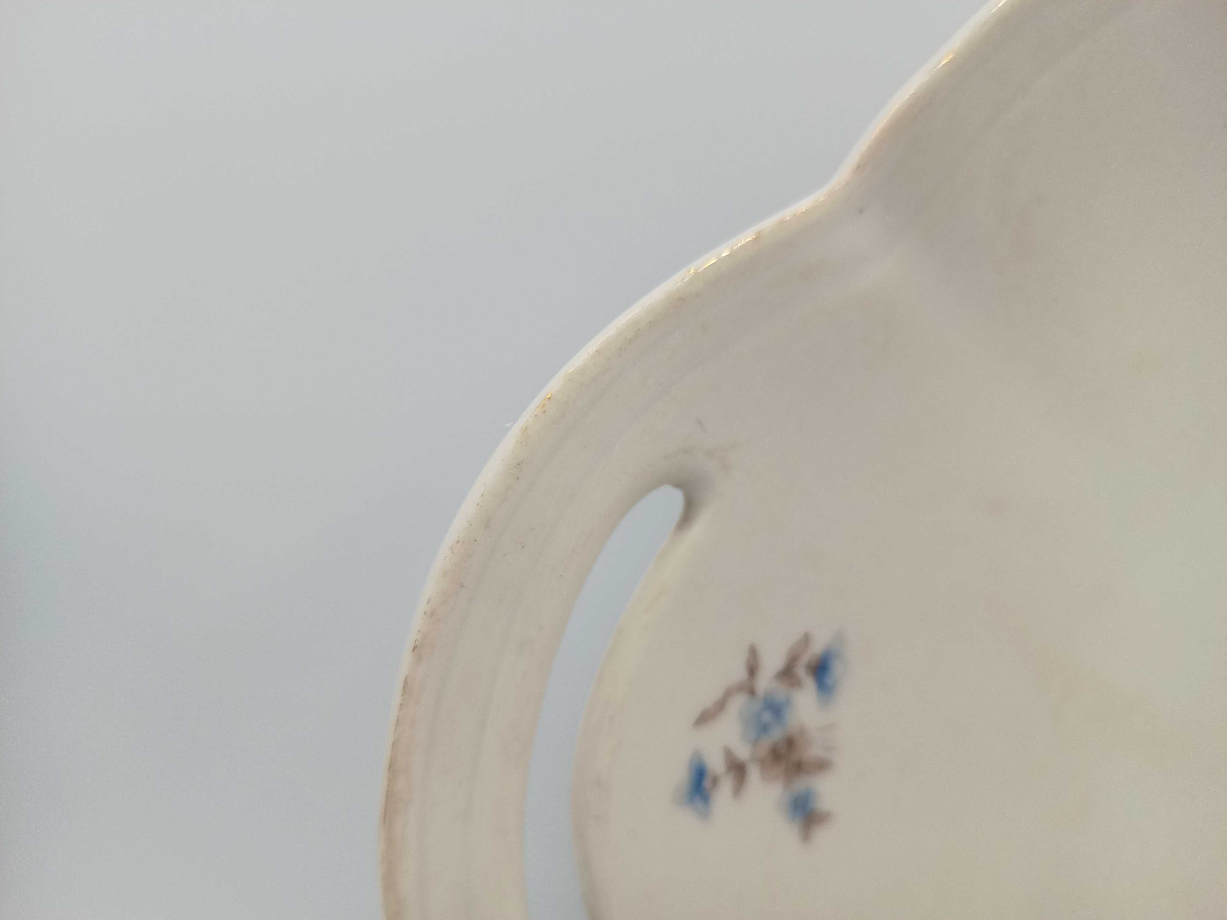 Patera Tułowice duży talerz z uszami porcelana z PRL 3