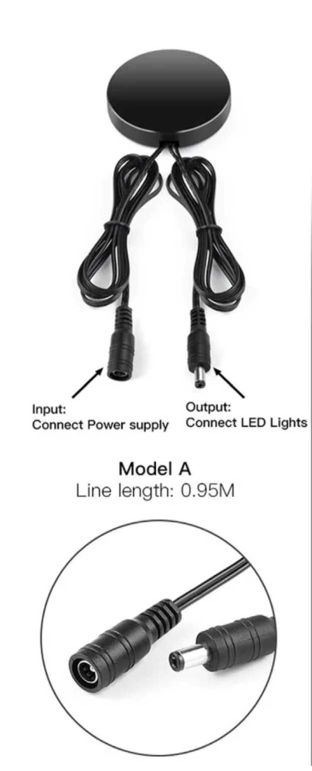 Сенсорный скрытый датчик Диммер для светодиодных лент 5-24V 60W