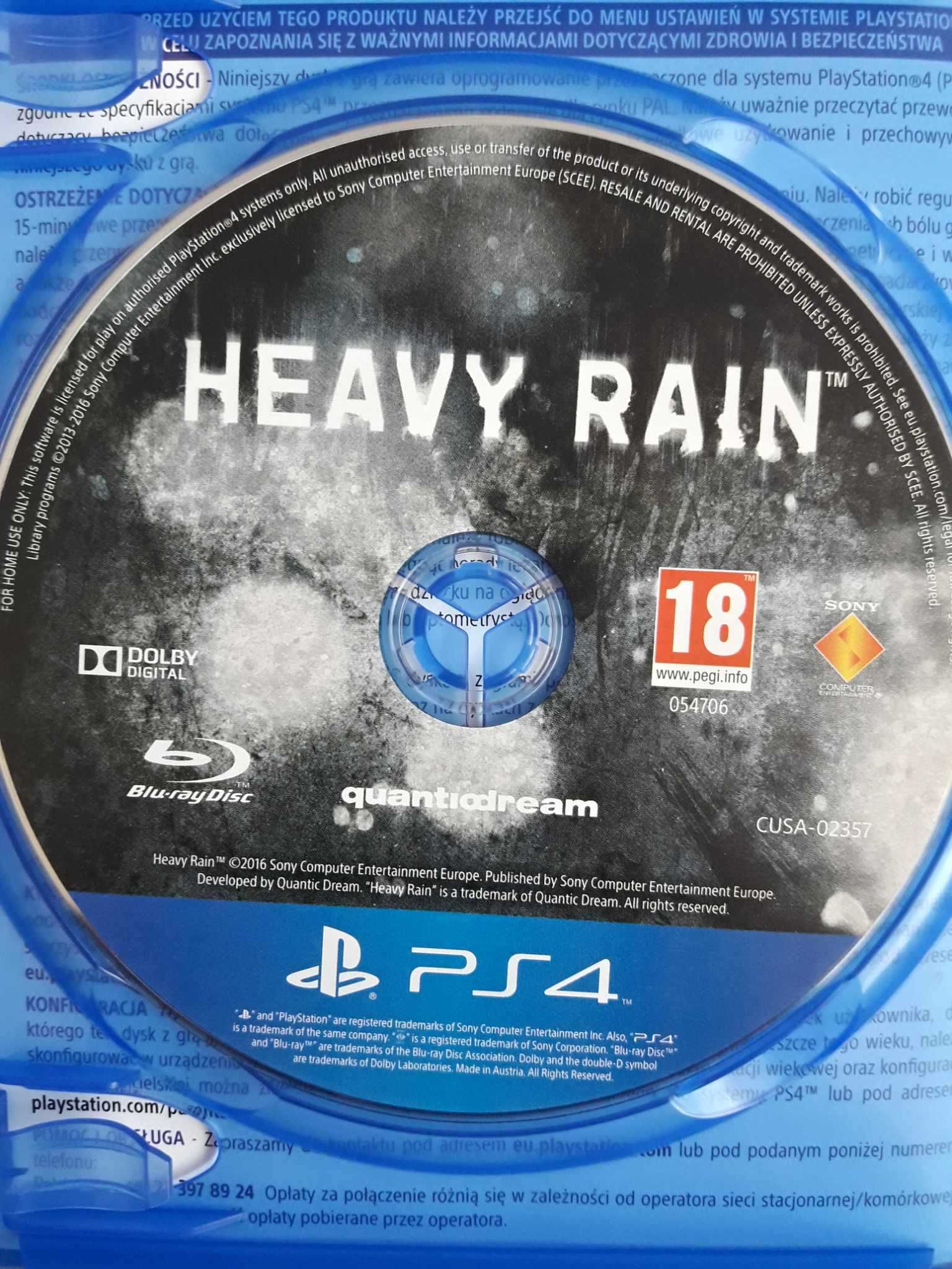 Gra Kolekcja Heavy Rain & Beyond Dwie Dusze PS4/PS5 Playstation