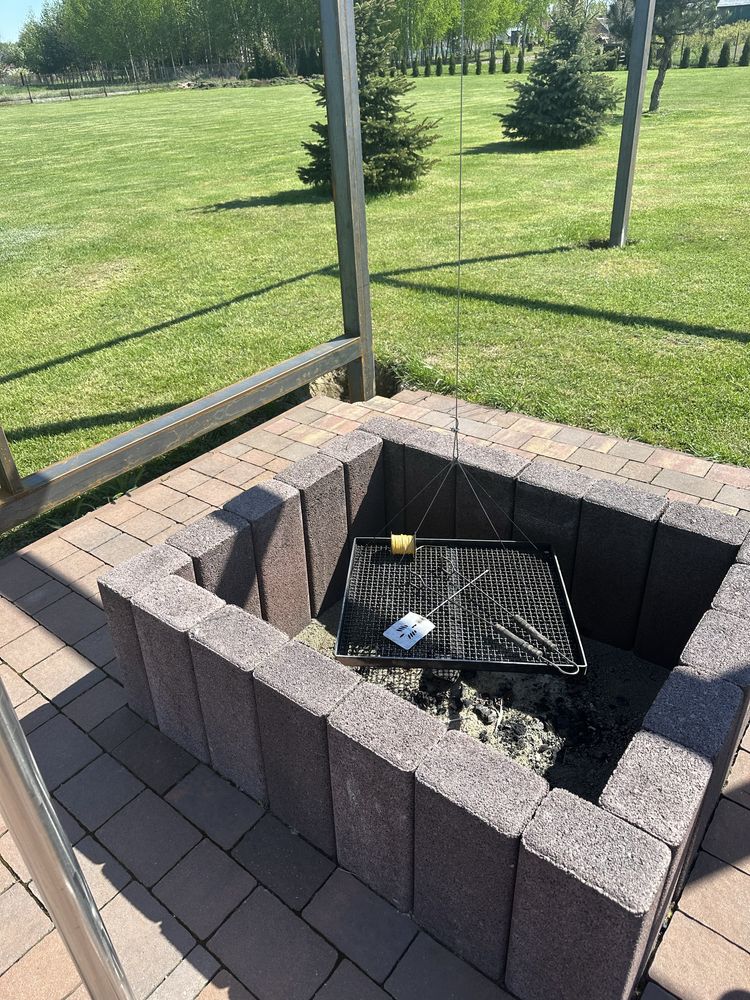 Gril ze stali nie rdzewnej z palisada
