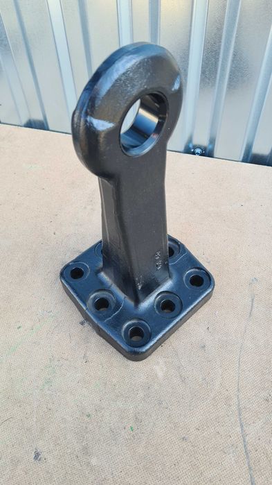 Ucho dyszla ciężarowe 40 mm, rozstaw 110x100, przyczepa tandem, zaczep
