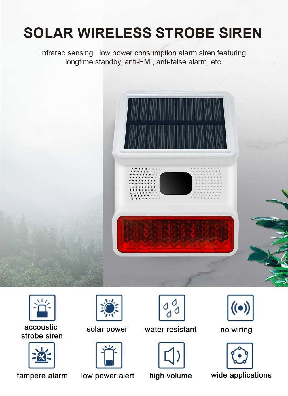 Alarme Tuya Casa/Empresa sem fios GSM/WiFi Android/iOS PT (NOVO)