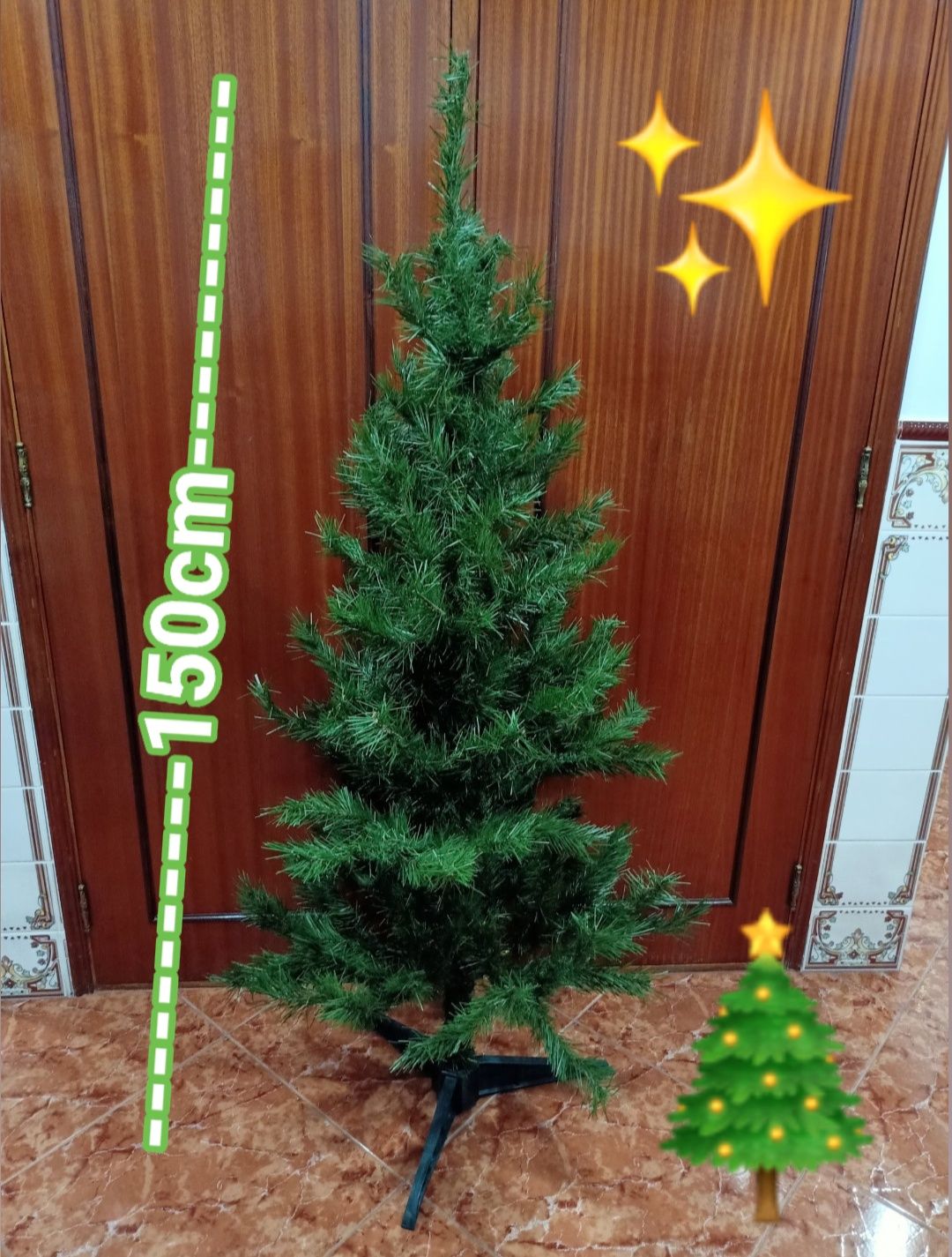 Árvore de Natal enfeites casa quarto apartamento vivenda escritório.