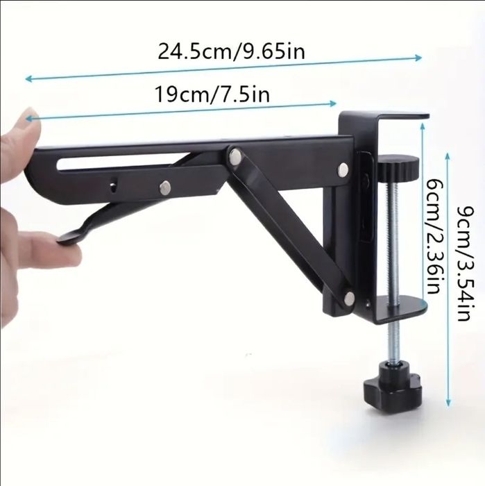 Механізм для відкидної полички чи столика. Нержавіюча сталь 2 шт