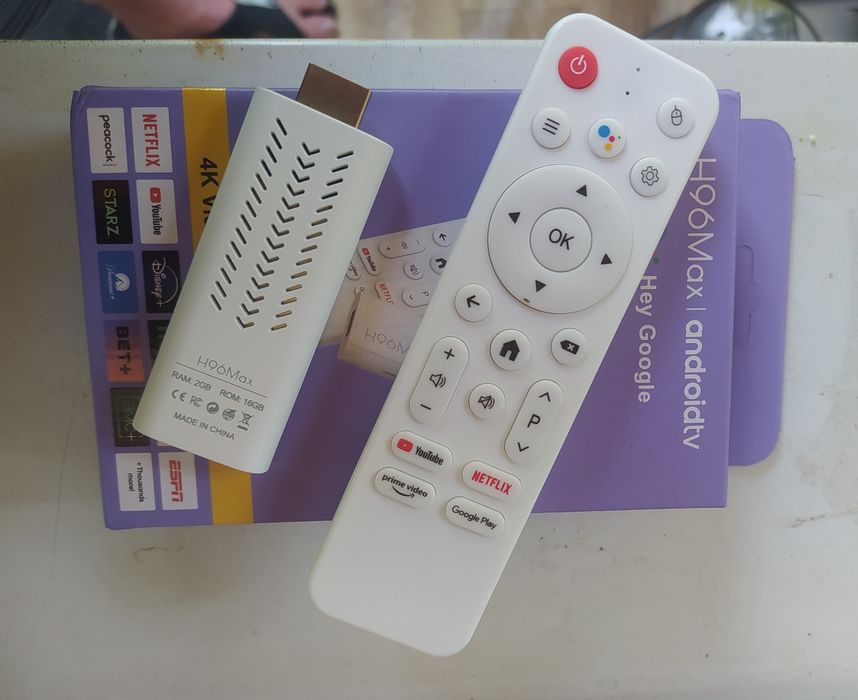 ТВ приставка H96Max mini tv stick