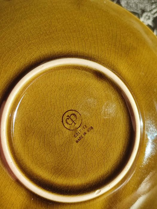 Dwie filiżanki porcelana Colditz GDR PRL