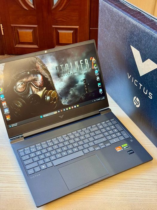 Топовый игровой ноутбук HP-Victus-16 (AMD R7-7840HS/RTX4050-6Gb-120W)