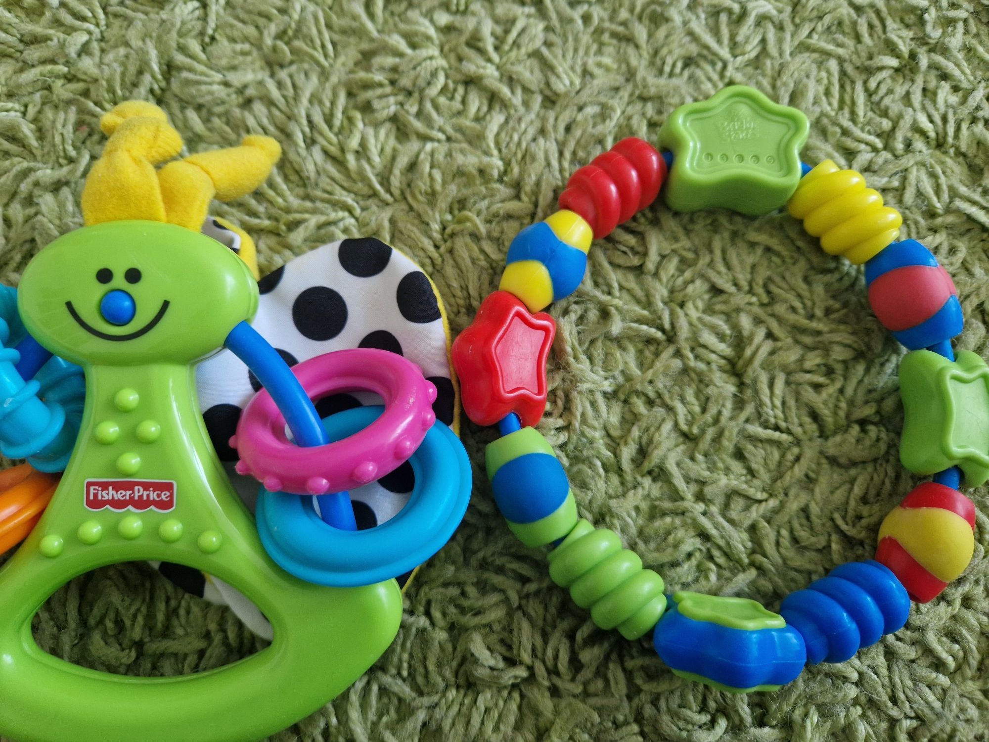 Grzechotka Fisher Price motylek+zabawka Bright Stars.