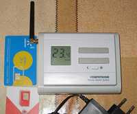 SMS Термостат для электрокотла на даче,, газового котла, бойлера и т.д