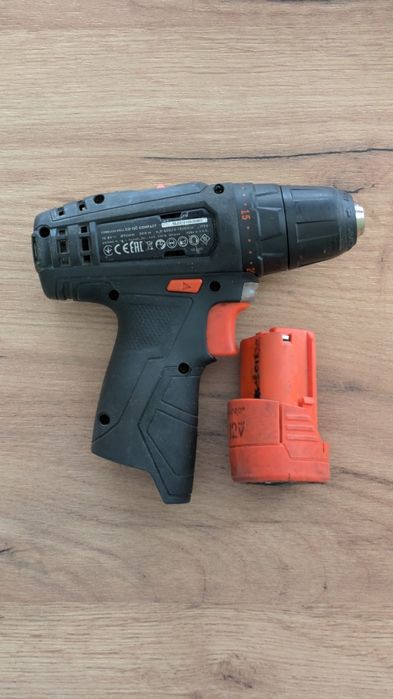 Шуруповерт Dnipro-M CD-12C Compact + акумулятор 2Аг + зарядний