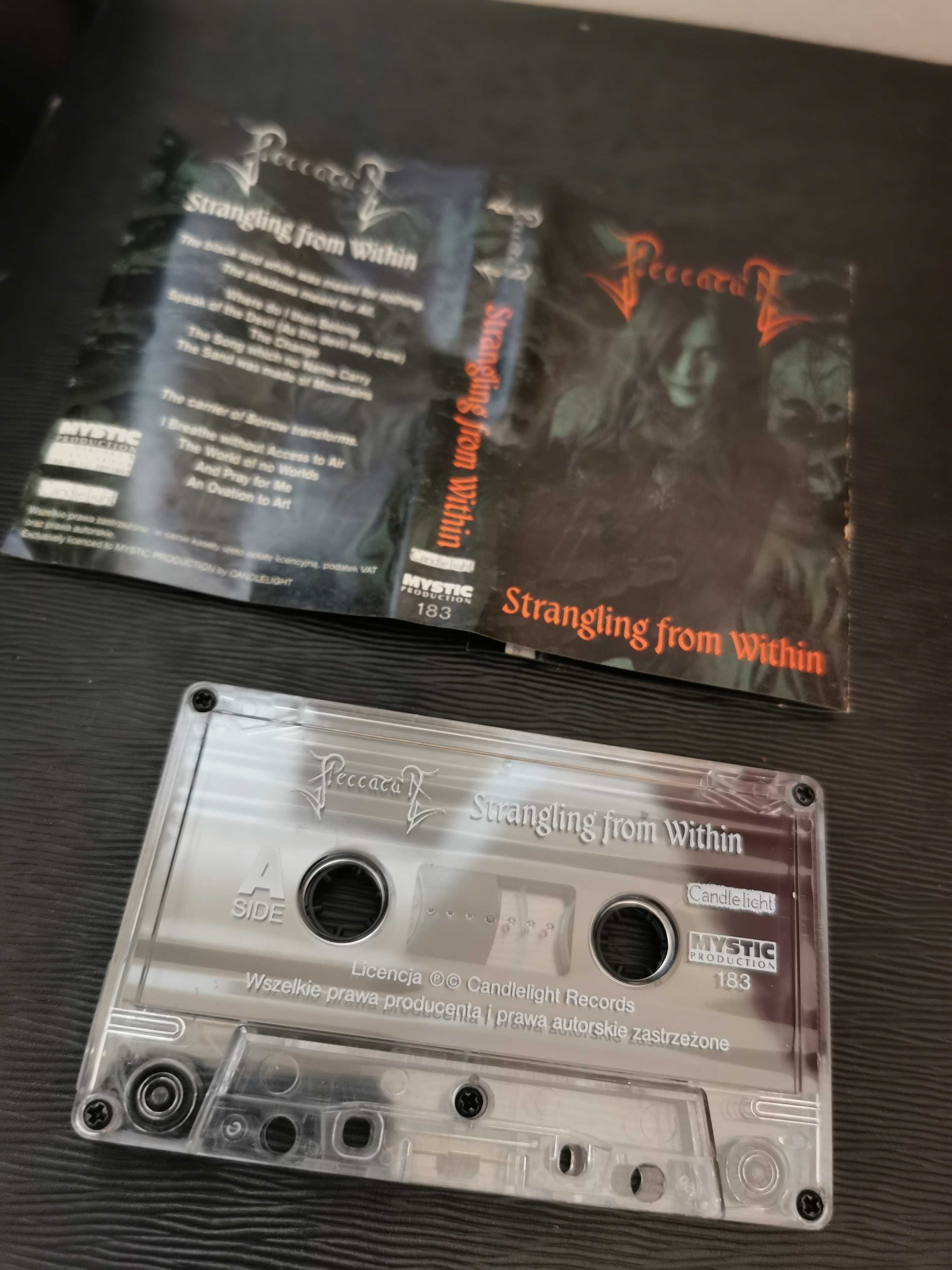 Peccatum – Strangling From Within kaseta Black Metal Emperor