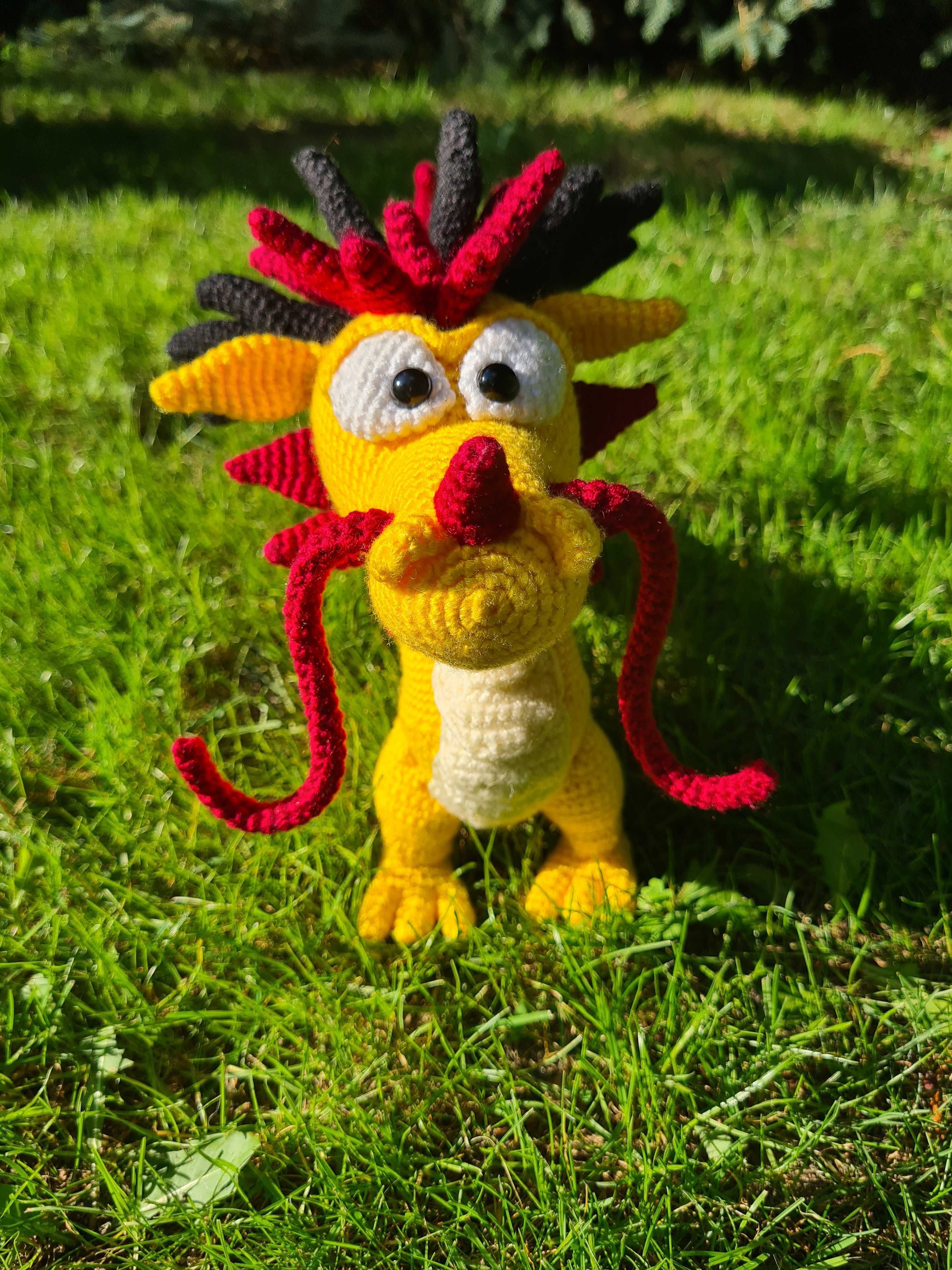 Chiński smok, symbol nowego roku 2024. Amigurumi