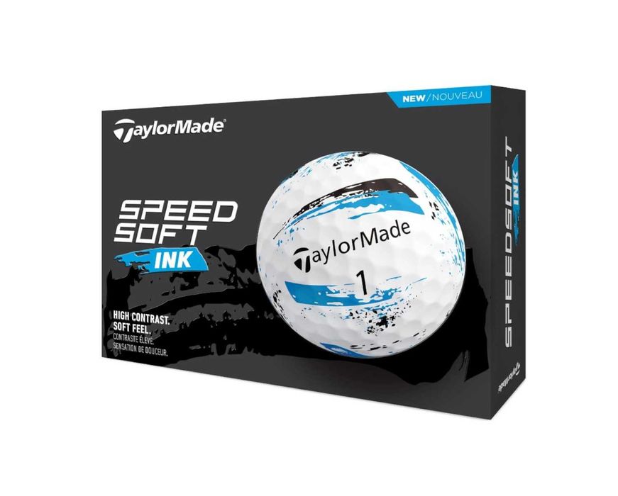 Taylormade SpeedSoft INK Blue paczka 12szt piłki golfowe do golfa