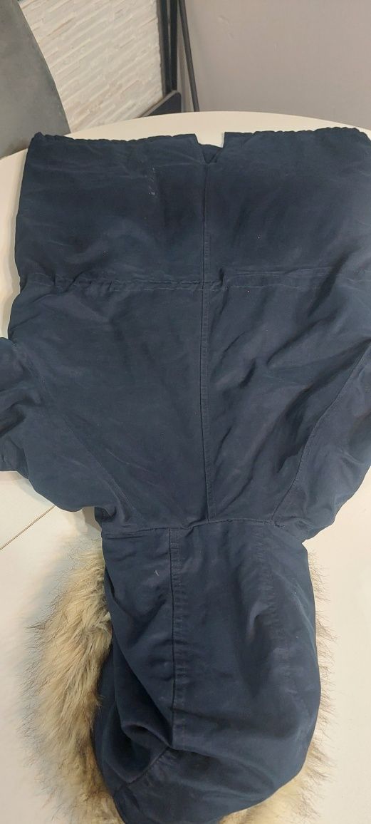 Granatowa zimowa parka Zara 164cm 13/14 lat