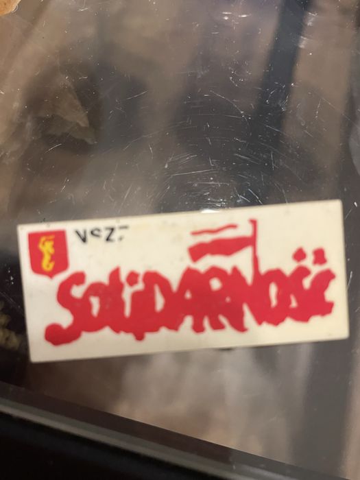 Oryginalna przypinka NSZZ Solidarność