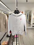 Худі AMI Paris Ami de Coeur Small Heart Logo Hoodie White