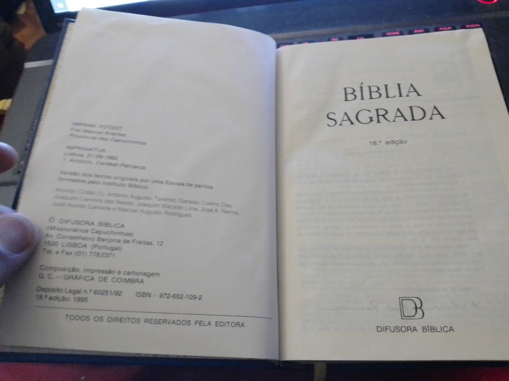 Bíblia Sagrada-D.Bíblica-18e-12E-Cantemos Todos-Soares-67-12E Desde 2E