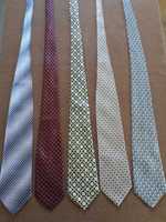 zestaw 5 krawatów, drobne wzory