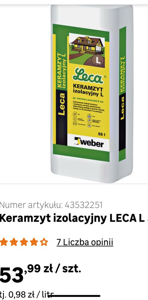 Łaty 4 metry tanio plus keramzyt 30l/op gratis