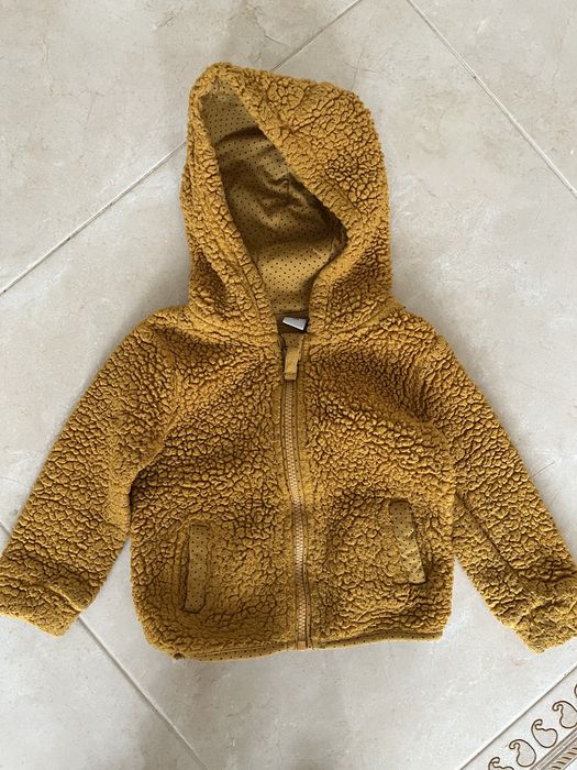 Кофта шерпа тедді тепла 12-18 міс 86 см кофтинка куртка
