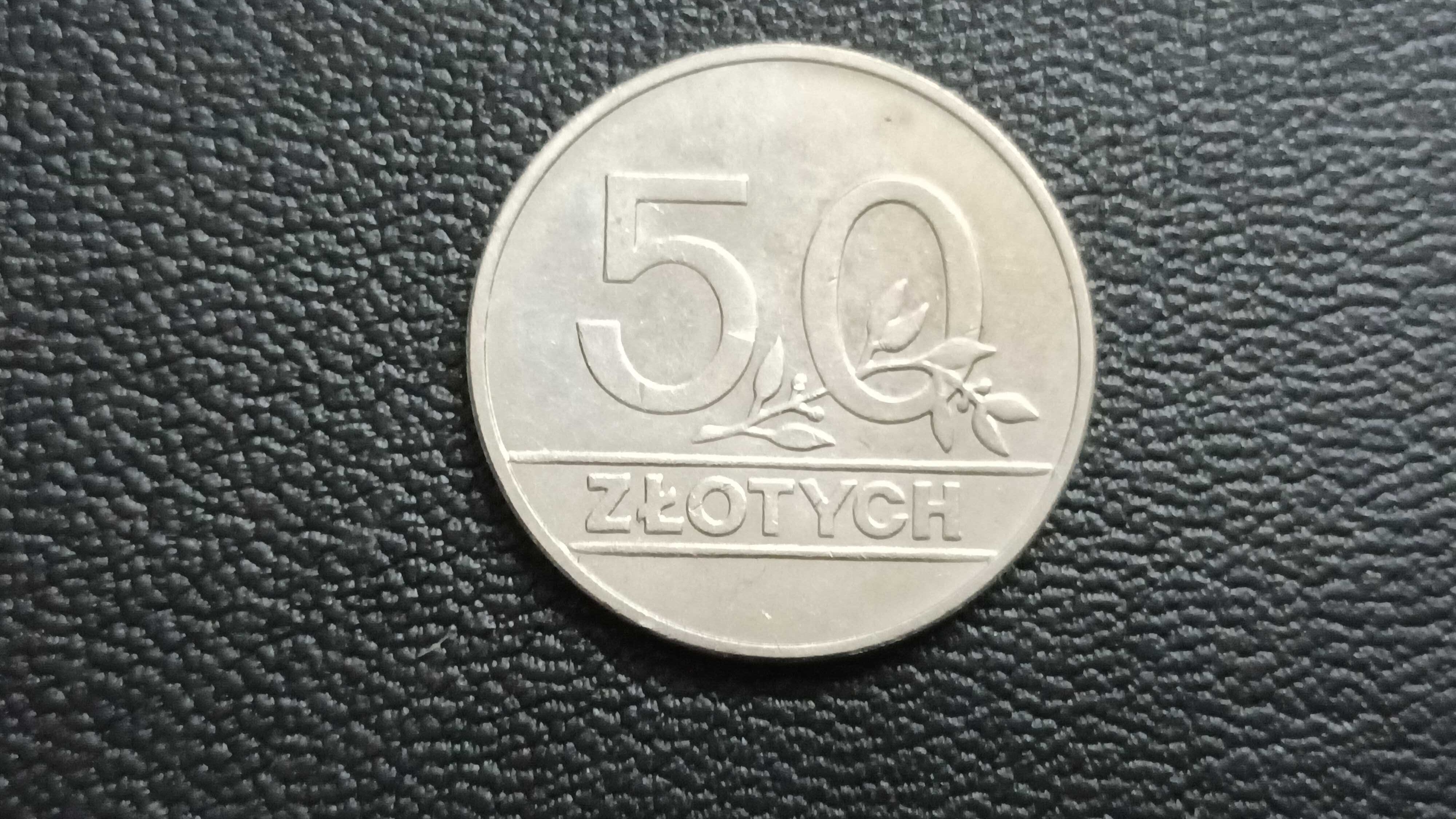 Moneta 50 zł. 1990,Korona-stan Menniczy