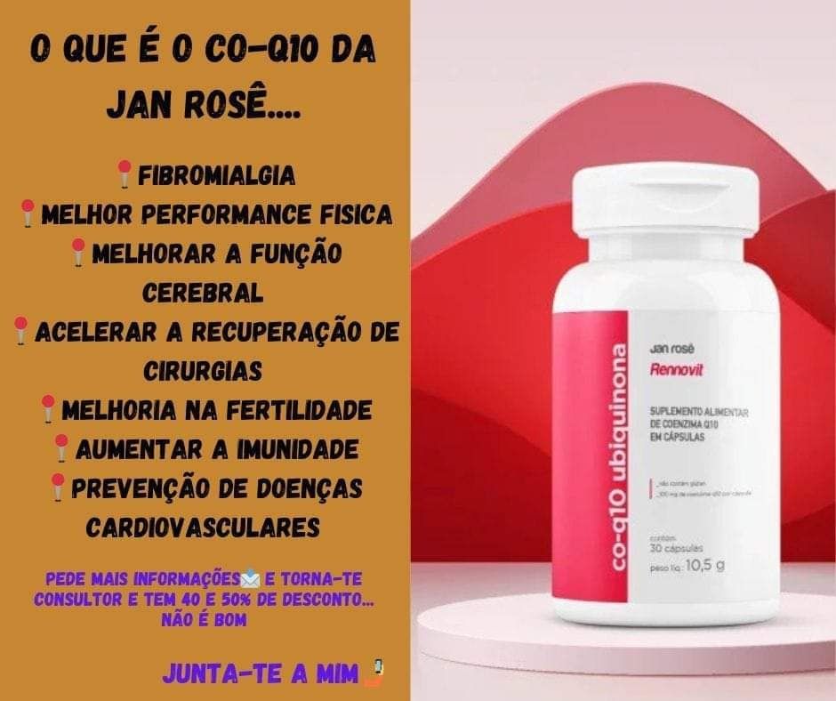 Coenzima Q10 produtos naturais