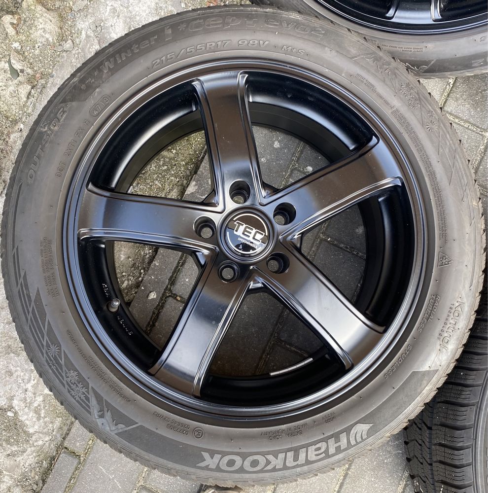 Alufelgi z oponami 215/55 R17 VW Passat B7 B8 T-Roc Skoda Superb Karoq