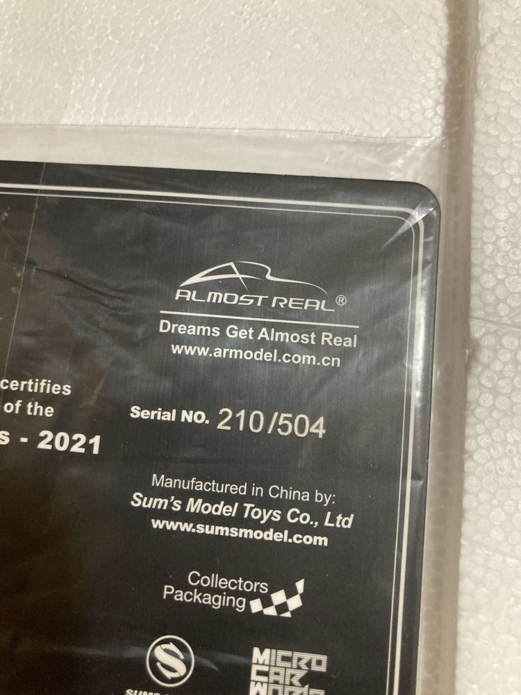 Maybach Mercedes Almost Real 1/18 1:18 red s680