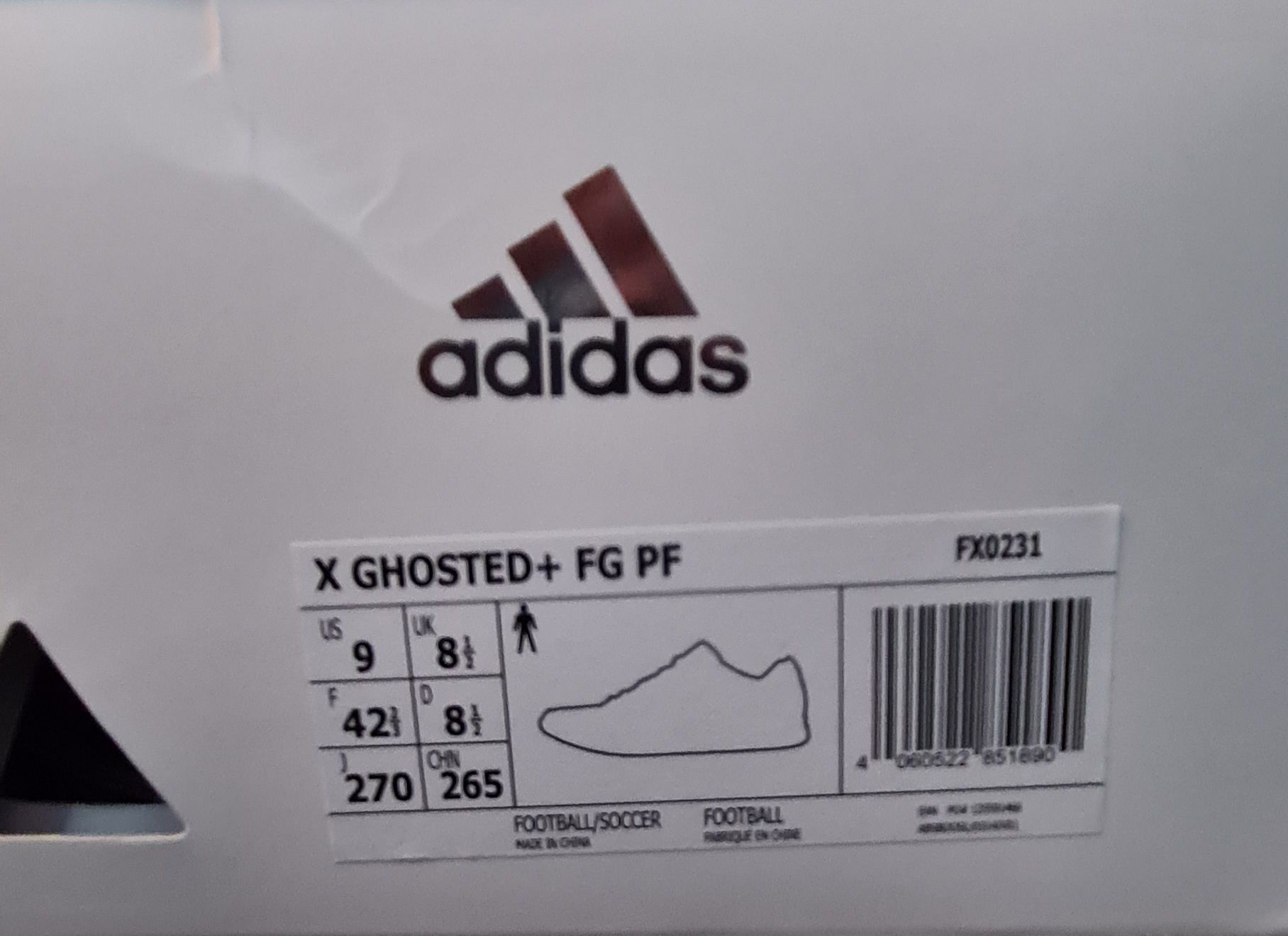 Chuteiras novas originais Adidas X Ghosted+ FG PF 42 2/3.