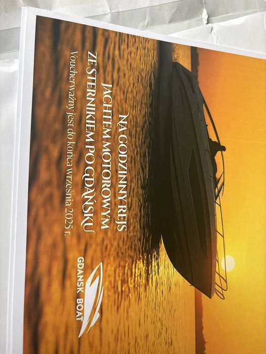 Voucher Prezentowy Rejs 8 osób jachtem po gdańsku