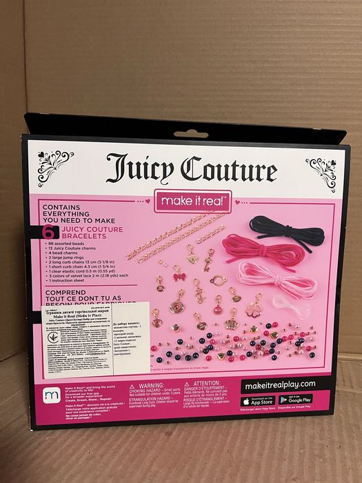 Juicy Couture Набір Браслети прикрашені оксамитами та перлинами