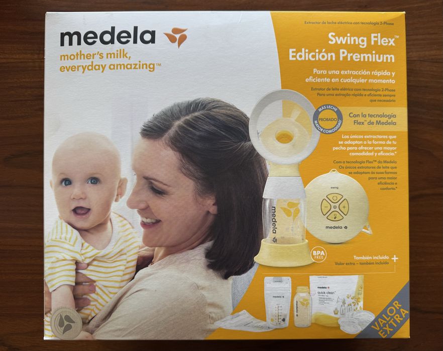 Extrator de Leite Elétrico Medela Swing Flex - Edição Premium