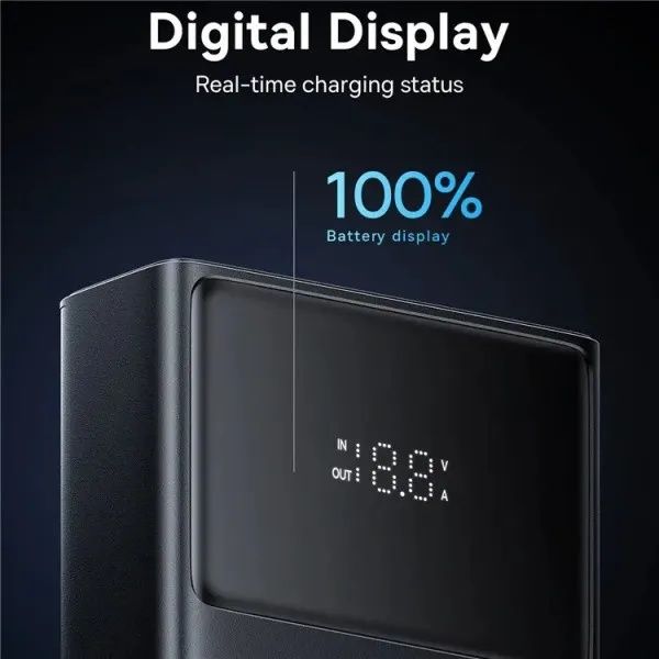 Повербанк Baseus Star Lord Digital Display 20000mAh 65W Black