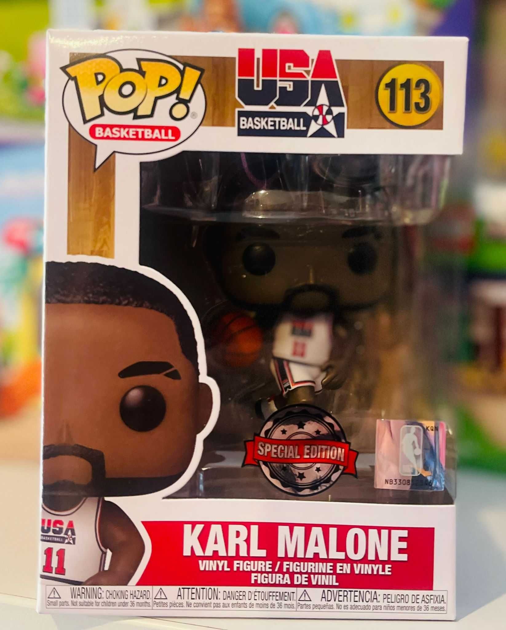 Figurka FUNKO POP! NBA Legends KARL MALONE USA Team 113 Nowa Poznań