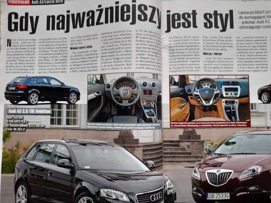 MOTOR Delta, Audi, Alfa 145, Lancer, Ibiza, Toyota IQ, Megane rok 2008