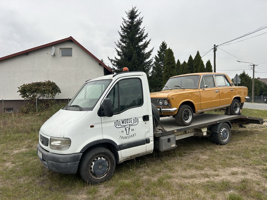 2003 Opel Movano laweta 2.8d najazd 5m FV 23% autolaweta master