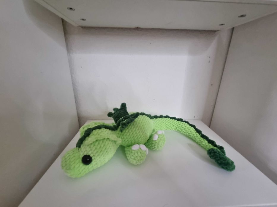 Dinozaur,Dino,Smok na szydełku