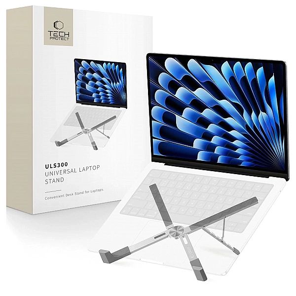 Podstawka Tech-Protect ULS300 na laptopa - srebrna