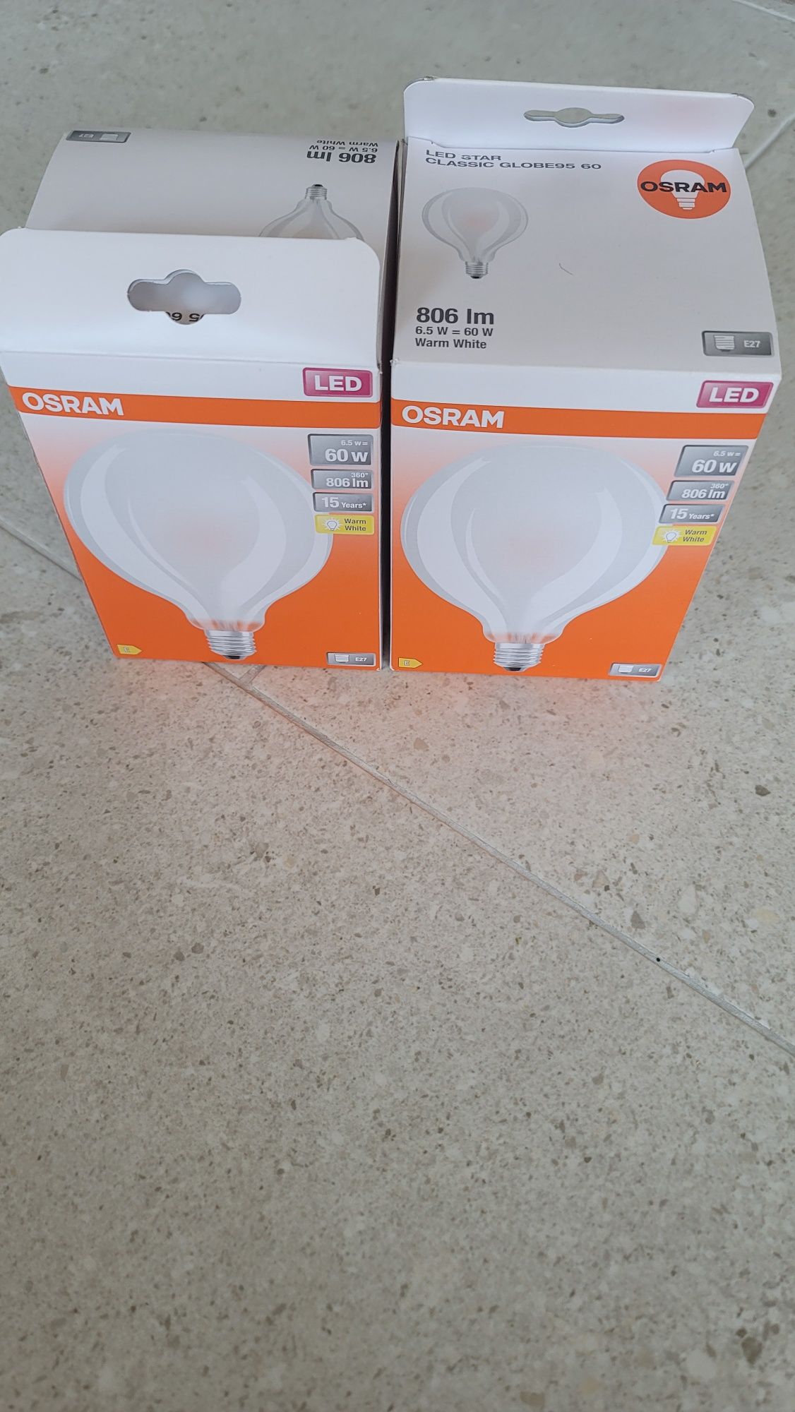 Лампа FIL Osram 7w E27 G95