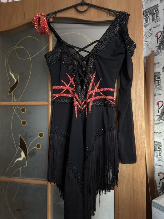 сукня для бальних танців латиноамереканська програма на зріст 155-160