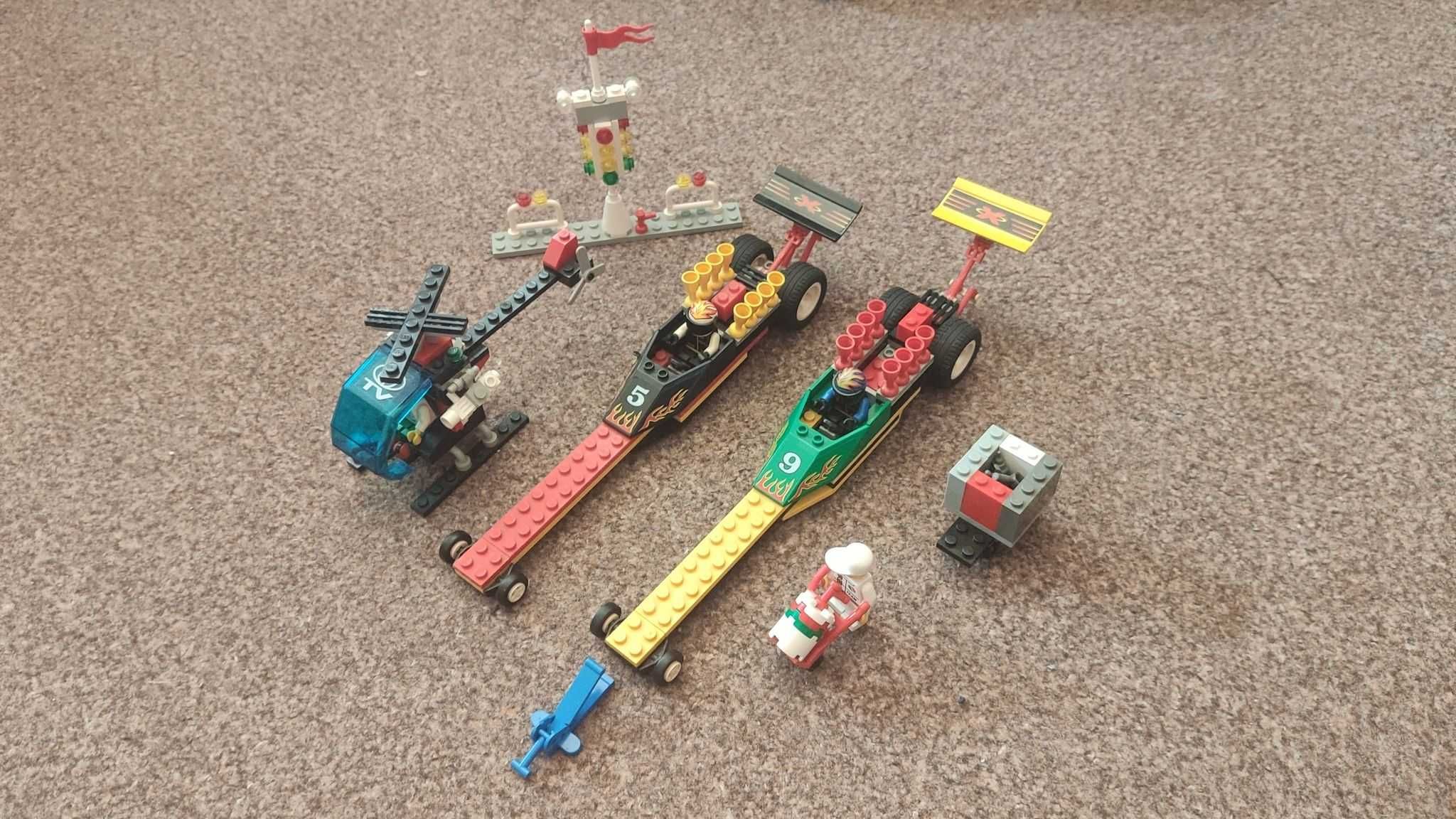 Zestaw Lego - dragster 2 szt. z helikopterem TV