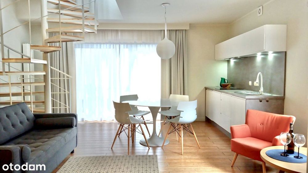 Apartament w otoczeniu lasów w spokojnej miejscowości nad morzem