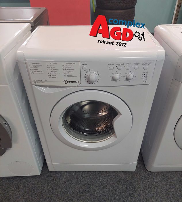 ROK GWARANCJA Pralka wąska Indesit IWSC51052 CECOPL 5 kg 1000 obr. A++