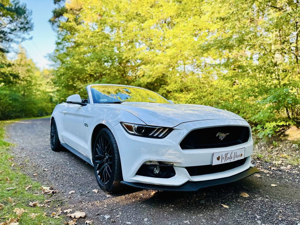Auto do ślubu MUSTANG cabrio wesele samochód wynajem slub Mielec