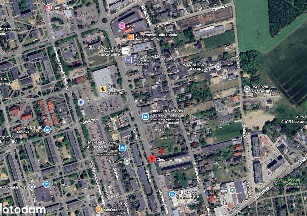 Działka budowlana ok 2400m2 - centrum MPZP