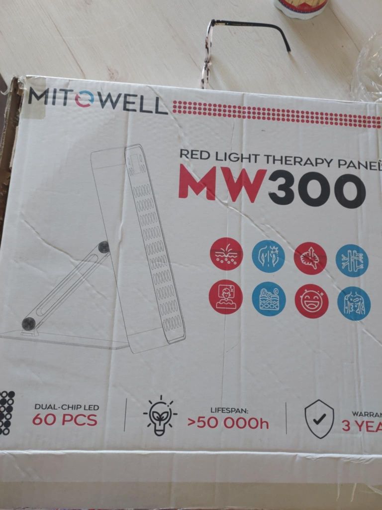 Mitowell MW300 Lampa LED do terapii światłem czerwonym gwarancja