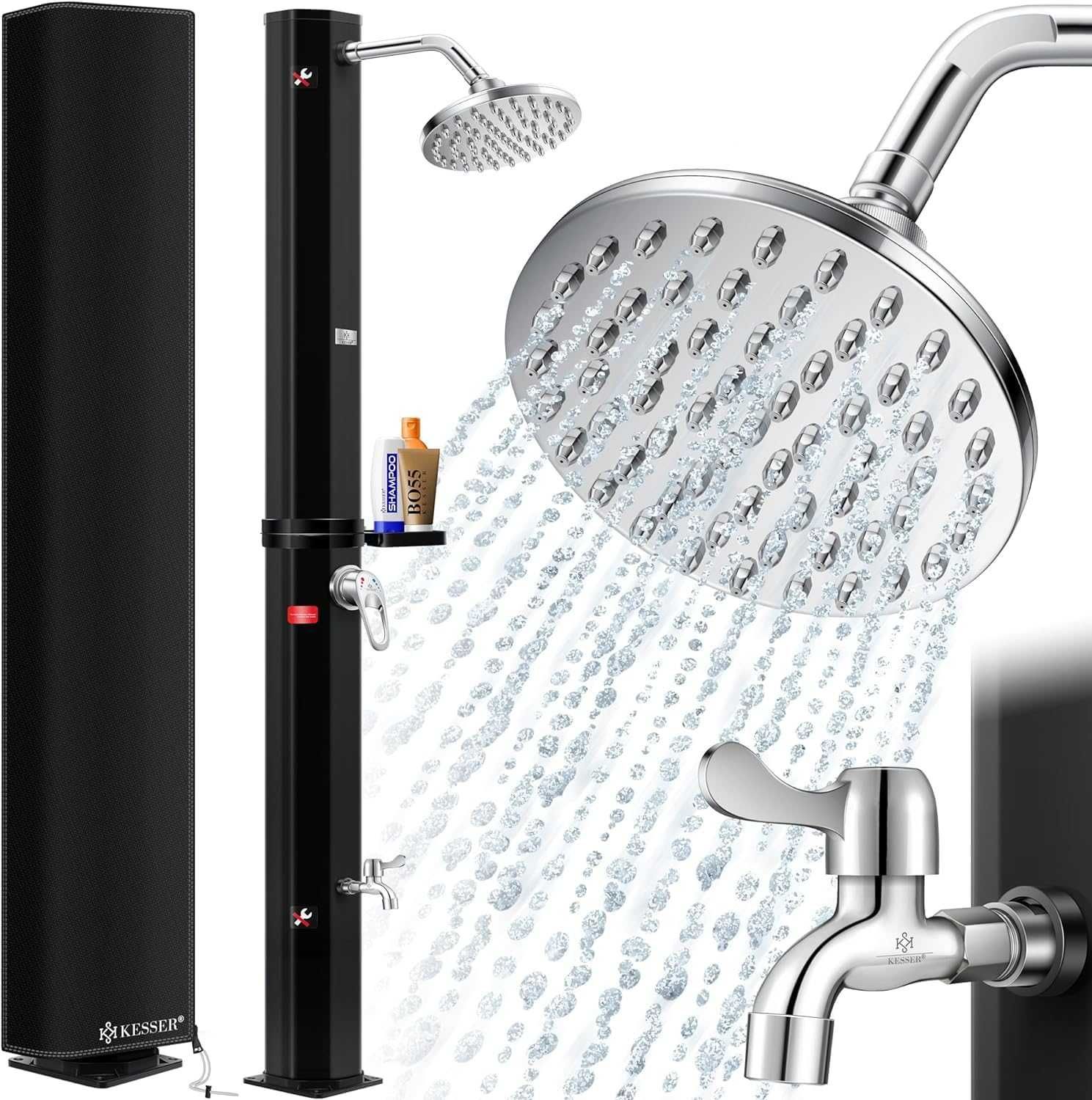 Nowy prysznic ogrodowy / solarny / natrysk / 35L / KESSER !9580!