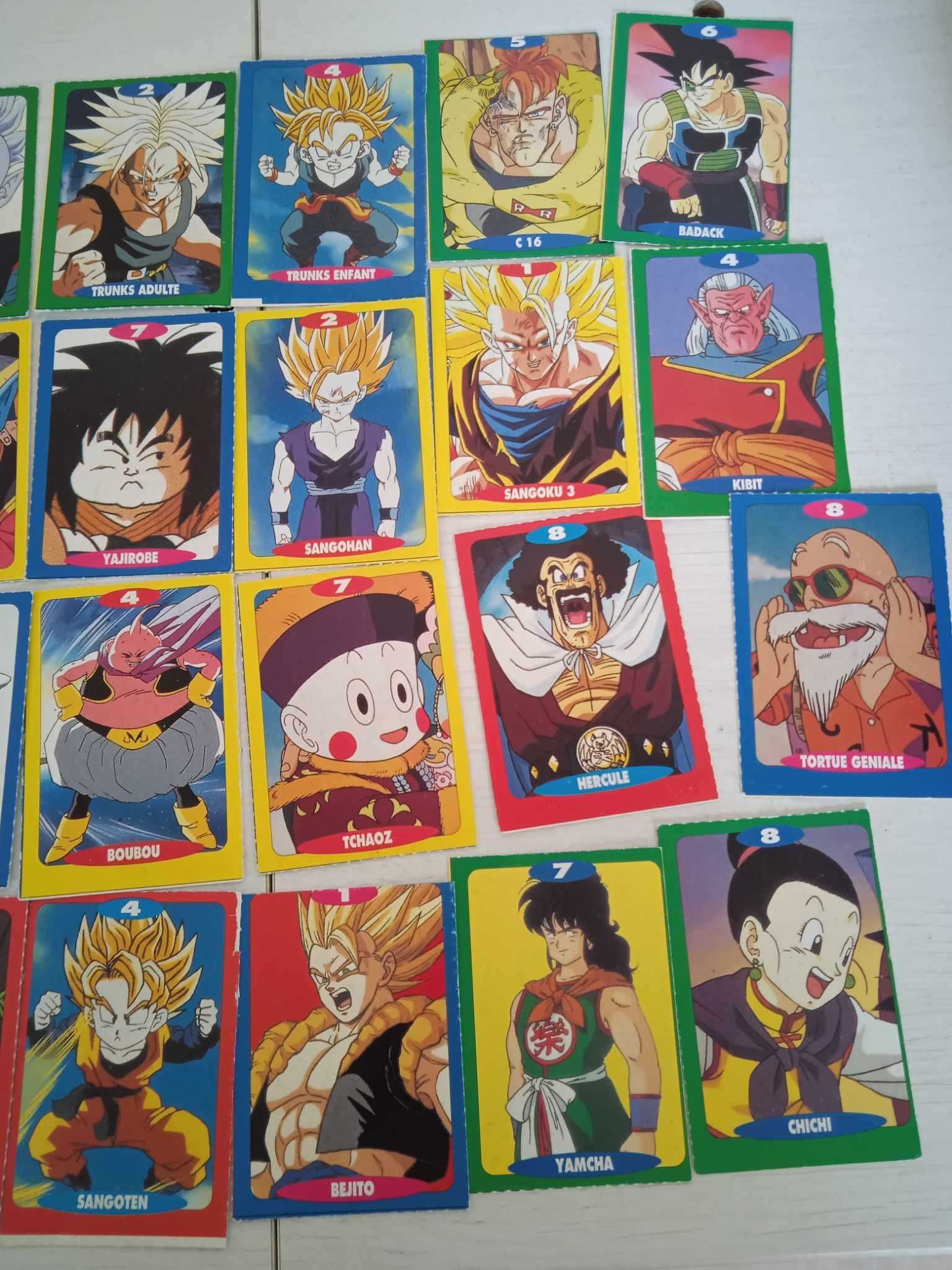 Revista Dorothee com cartas Dragon Ball - Coleção completa