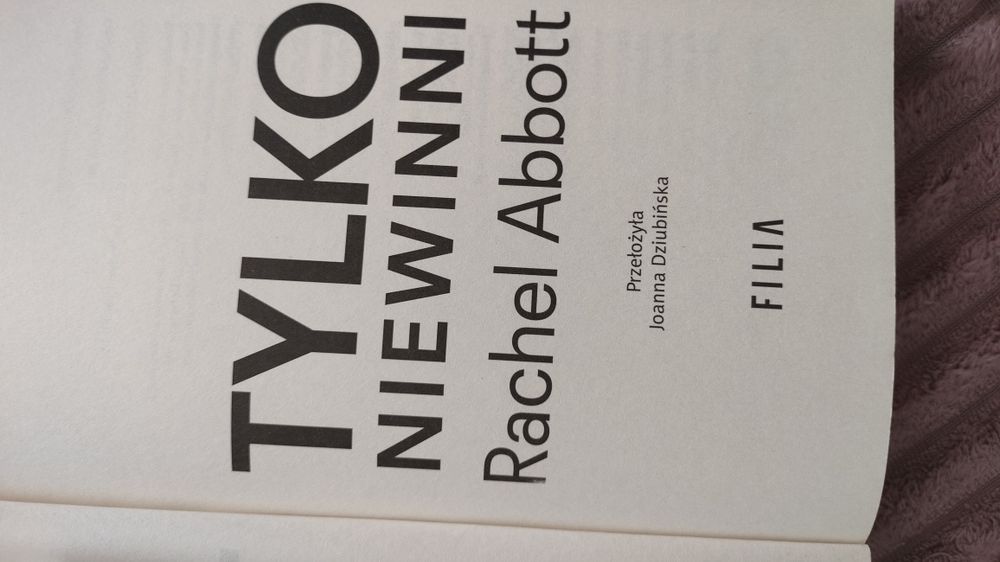 Rachel Abbott Tylko Niewinni