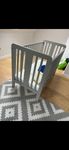 Łóżeczko niemowlęce szare Star Cot 120×60 Woodies